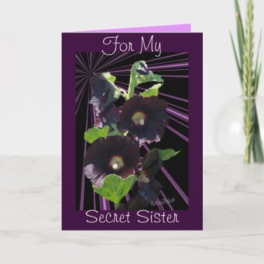 Voor Mijn Geheim zuster-pas om het even welke Kaart (Voorkant)
