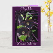 Voor Mijn Geheim zuster-pas om het even welke Kaart (Gele Bloem)