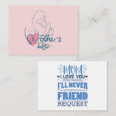 Voor mijn geweldige moeder notitiekaartje (Voorkant / Achterkant)