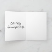 Voor mijn geweldige vrouw LGBT kerst digitale kuns Feestdagen Kaart (Binnen)