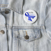 Voor mijn Hero Draag ik een lintbaarmoederkanker Ronde Button 5,7 Cm (In situ)