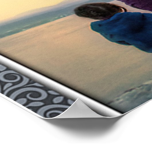 Voor mijn kleindochter, Baby Girl Birthday Gift Id Poster (Hoek)