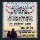 Voor mijn kleindochter, Baby Girl Birthday Gift Id Poster<br><div class="desc">Voor mijn kleindochter,  Baby Girl Birthday Gift Idea</div>