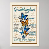 Voor mijn kleindochter hou ik altijd van je poster (Voorkant)