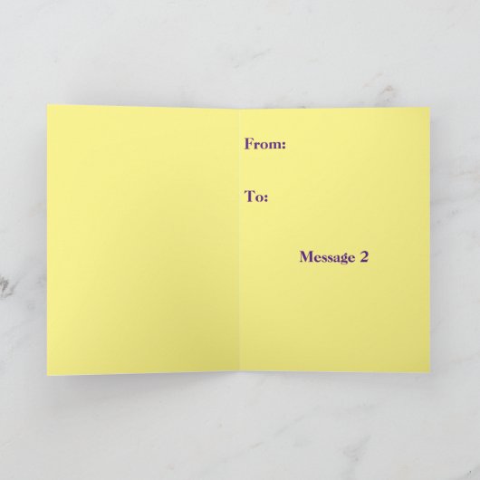 Voor mijn kleine zus bedankkaart (Binnen)