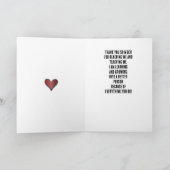 Voor mijn leraar ben je de beste kaart (Binnen)