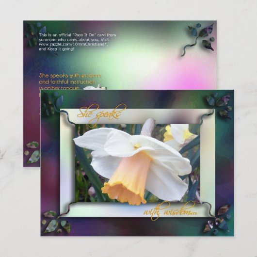 Voor mijn leraar briefkaart (Voorkant / Achterkant)