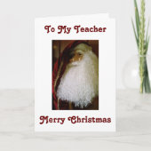 VOOR MIJN LERER/DANK U EN MERRY CHRISTMAS BEDANKKAART (Voorkant)