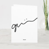 Voor Mijn Liefde Feestdagen Kaart (Achterkant)