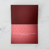 Voor mijn liefde...Valentijn Feestdagen Kaart (Binnen)