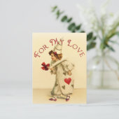 Voor mijn liefde Valentijn Feestdagenkaart (Staand voorkant)