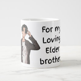 'Voor mijn liefhebbende oudere broer' Anime-stijl Grote Koffiekop