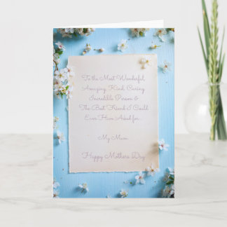 Voor mijn lieve mama op Moederdag Kaart