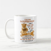 Voor mijn lieve schoondochter koffiemok (Links)