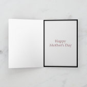 Voor mijn lieve vrouw 1920 mode Moederdag Kaart (Binnen)