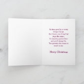 Voor mijn mama en papa feestdagen kaart (Binnen)