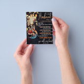 Voor mijn man Decor, schat Love Letter in Flyer (Hand)
