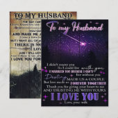 Voor mijn man Decor, schat Love Letter in Kaart (Voorkant / Achterkant)