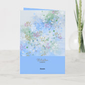 Voor mijn man floral Jubileum Kaart (Achterkant)