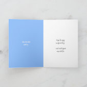 Voor mijn man floral Jubileum Kaart (Binnen)