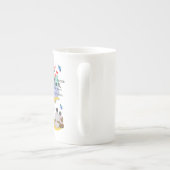 VOOR MIJN MAN: Gift for Husband, Jubileum Gift Porselein Kop (Achterkant)