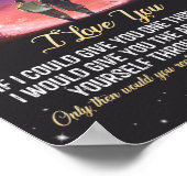 Voor mijn man hou ik van jou poster (Hoek)