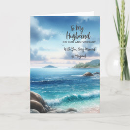 Voor mijn man Jubileum Wenskaart Bedankkaart