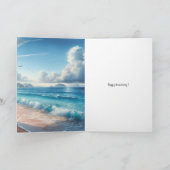 Voor mijn man Jubileum Wenskaart Bedankkaart (Binnen)