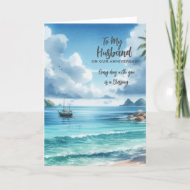 Voor mijn man Jubileum Wenskaart Bedankkaart