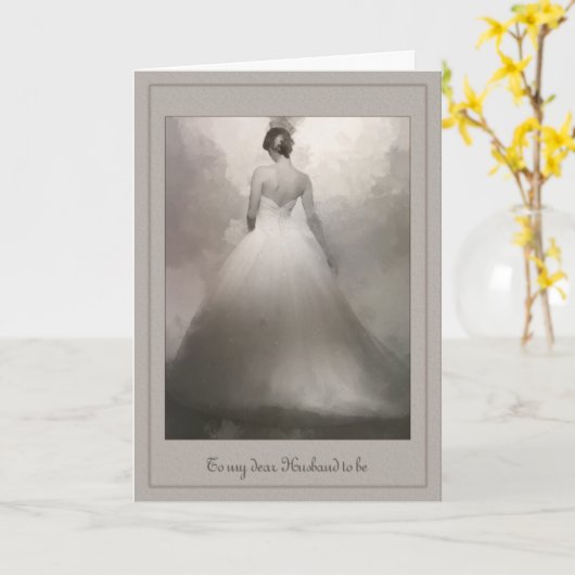 Voor mijn man... kaart (Gele Bloem)