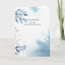 Voor mijn man op ons Jubileum Wenskaart Bedankkaart