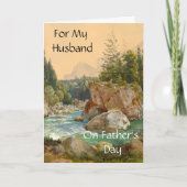 Voor mijn man op Vaderdag Kaart (Voorkant)
