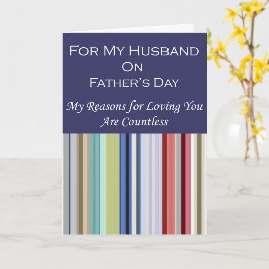 Voor mijn man op Vaderdag Kaart (Gele Bloem)