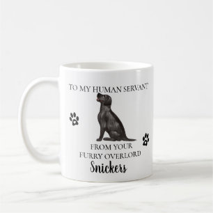 Voor mijn menselijke bediende Funny Dog-cadeau  La Koffiemok