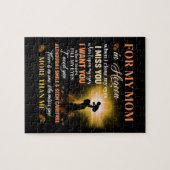 Voor mijn moeder in de hemel, Memorial Day Gift fo Legpuzzel (Horizontaal)