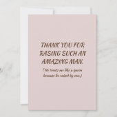 Voor mijn moeder in de wet feestdagenkaart (Voorkant)