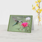 Voor mijn moeder... kaart (Gele Bloem)