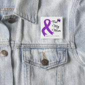Voor mijn moeder pancreaskanker vierkante button 5,1 cm (In situ)