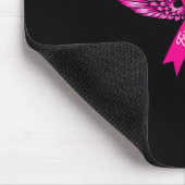 Voor mijn moeder roze wingerziekte muismat (Hoek)