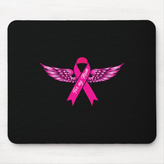 Voor mijn moeder roze wingerziekte muismat (Voorkant)
