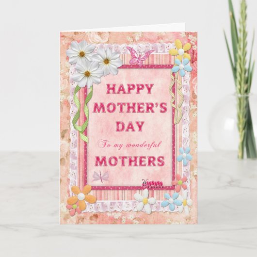 Voor mijn moeders Moederdag kaart (Voorkant)