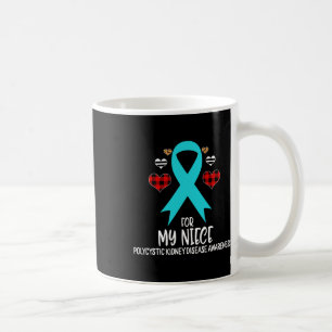 Voor mijn nichtje Polycystic Kidney Disease Awaren Koffiemok