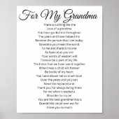Voor mijn oma poster (Voorkant)