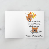 Voor mijn papa. kaart (Binnen)