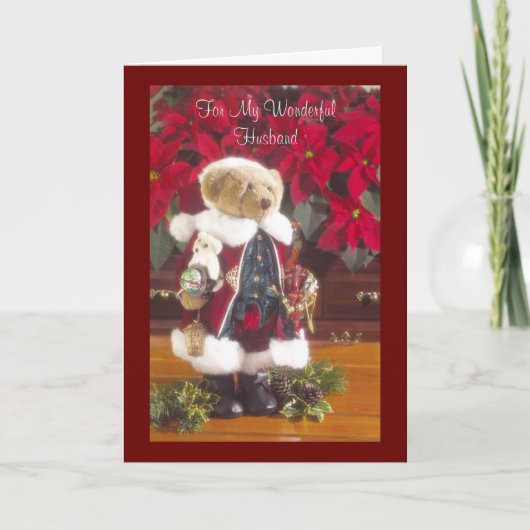 Voor Mijn Prachtige Echtgenoot Feestdagen Kaart (Voorkant)