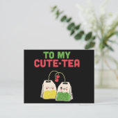 Voor mijn schattige theeminnige Valentijnswitzerin Briefkaart (Staand voorkant)