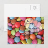 voor mijn snoep meisje briefkaart (Voorkant / Achterkant)