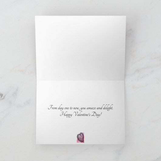 Voor mijn speciale dochter, aanpasbare Valentijn Kaart (Binnen)