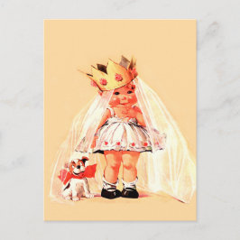 Voor mijn Sweet Princess Art Valentijnsdag Feestdagenkaart