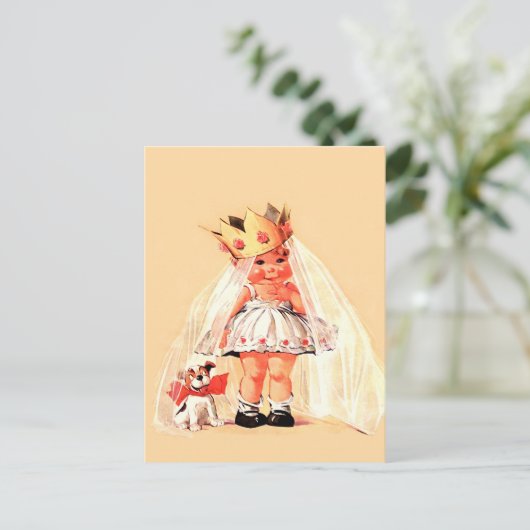 Voor mijn Sweet Princess  Art Valentijnsdag Feestdagenkaart (Staand voorkant)